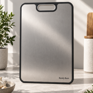 Pure Titanium Cutting Board | Double-Sided Food Prep Board