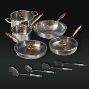 Pure Titanium Signature Cookware Set(14 Piece)