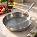 Pure Titanium Frying Pan | Barely Burn
