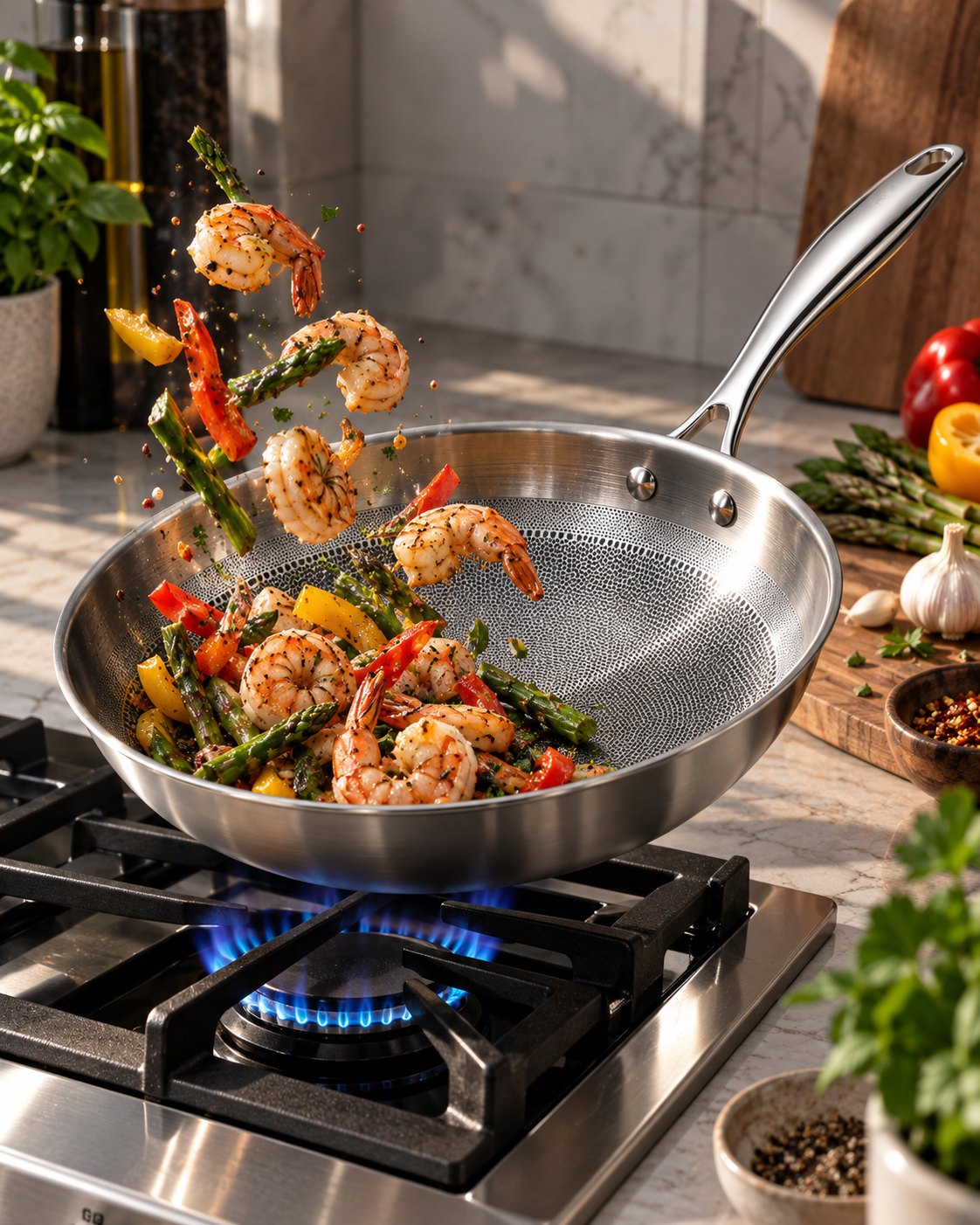 Pure Titanium Frying Pan | Barely Burn - Image 4